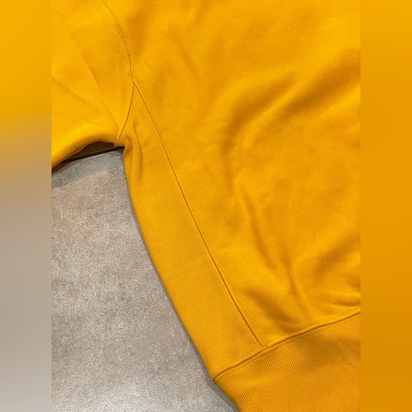 Champion Gold Reverse Weave Crew Sweater, Size M, 24X29 - Picture 6 of 7